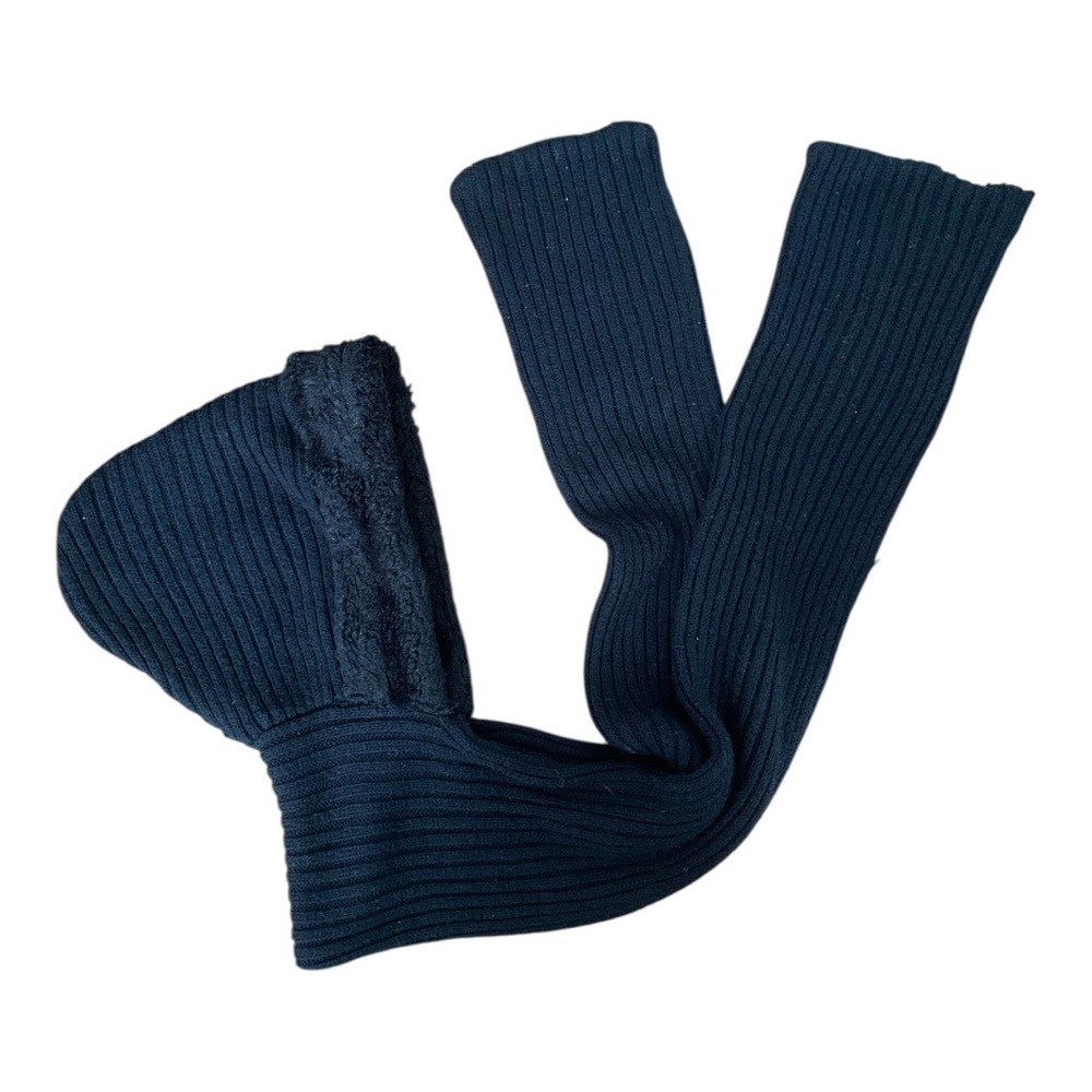 Jaclyn Smith black ribbed scoodie